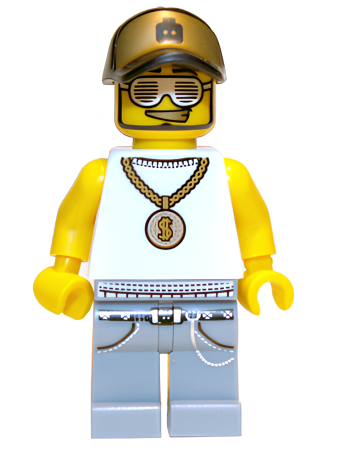 Минифигурка LEGO Rapper, Series 3 col041 U